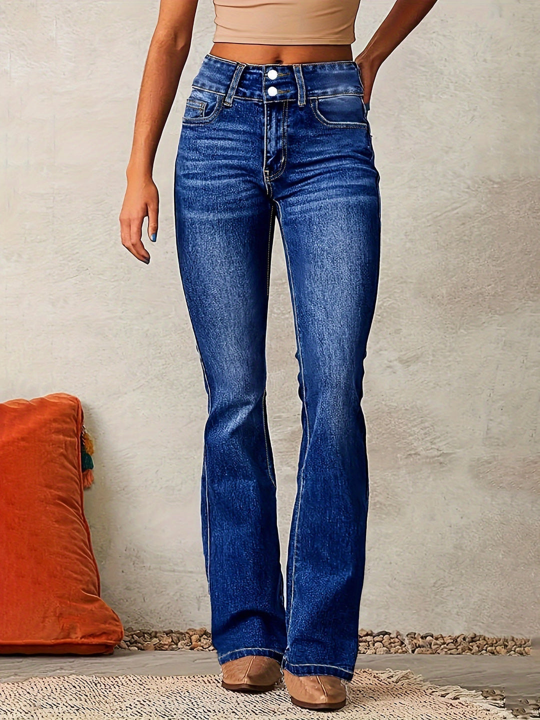 Lupa™ | High-Waisted Flared Jeans