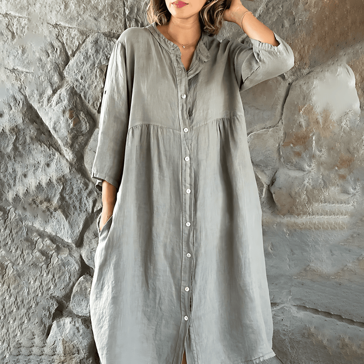 Gaia™ | Elegant Long Sleeve Dress