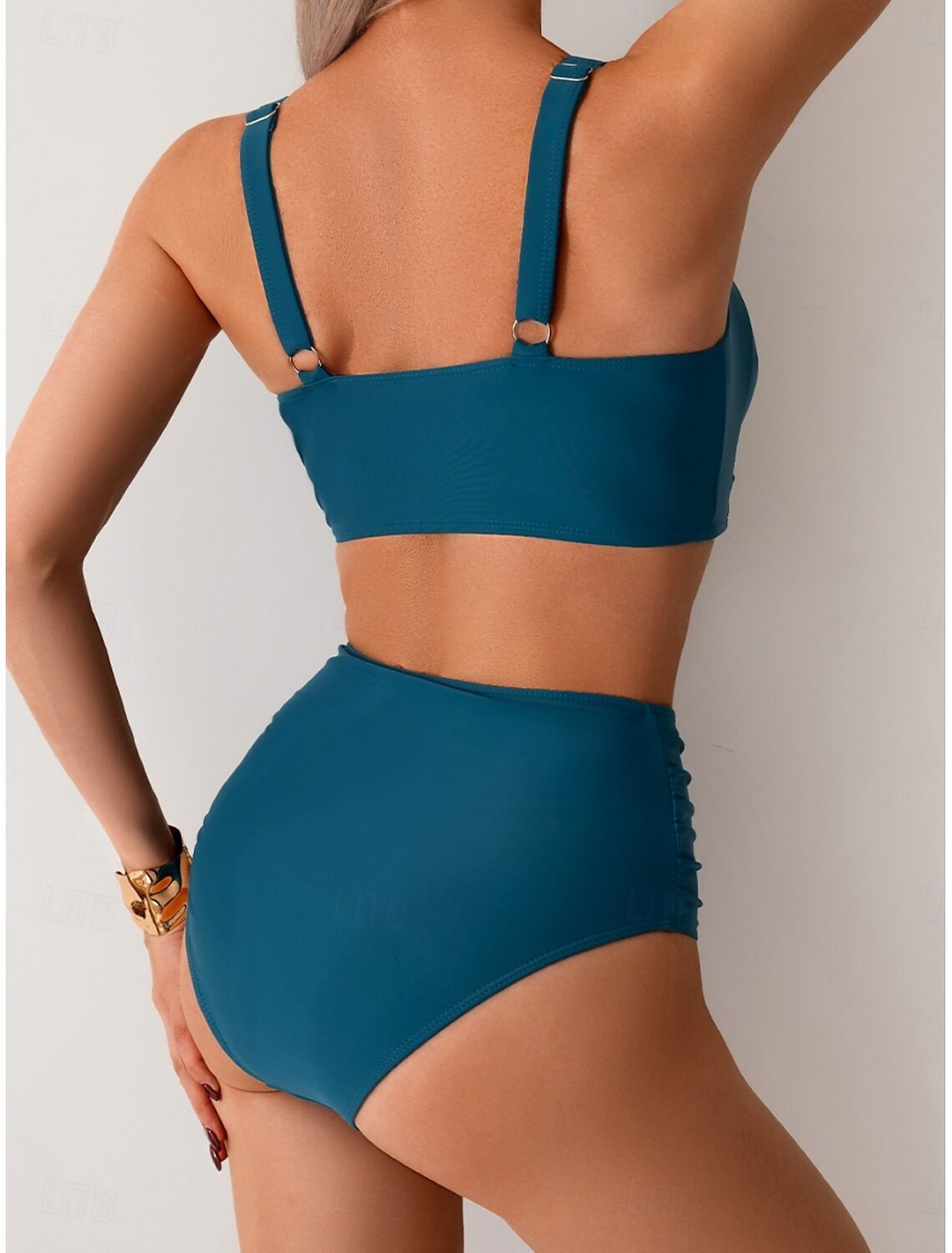 Nicole - Gathered Fabric Bikini