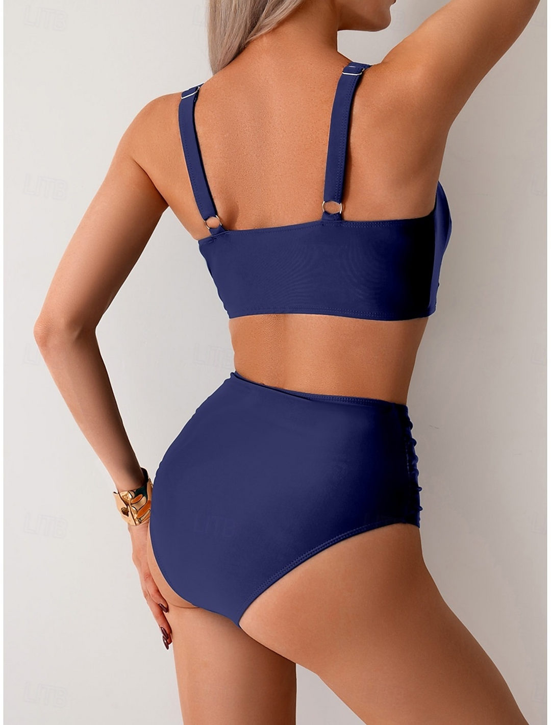 Nicole - Gathered Fabric Bikini