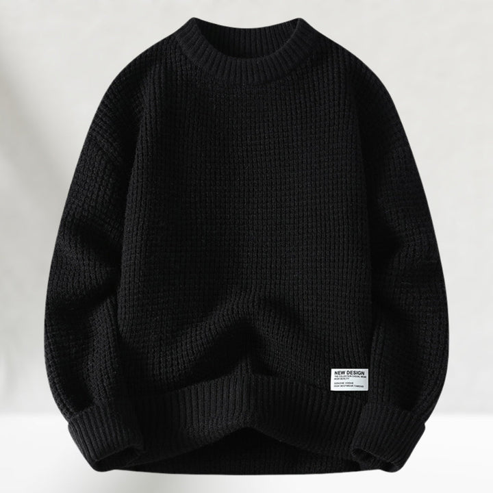 Rowan - Round Neck Knitted Sweater