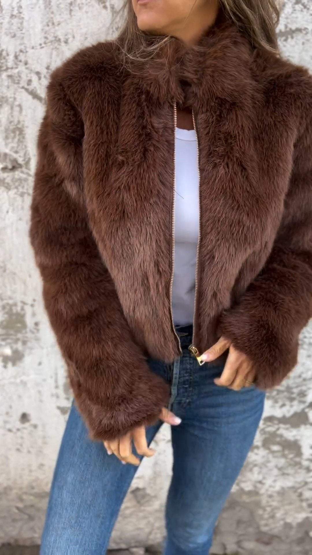 Josephine - Faux Fur Jacket