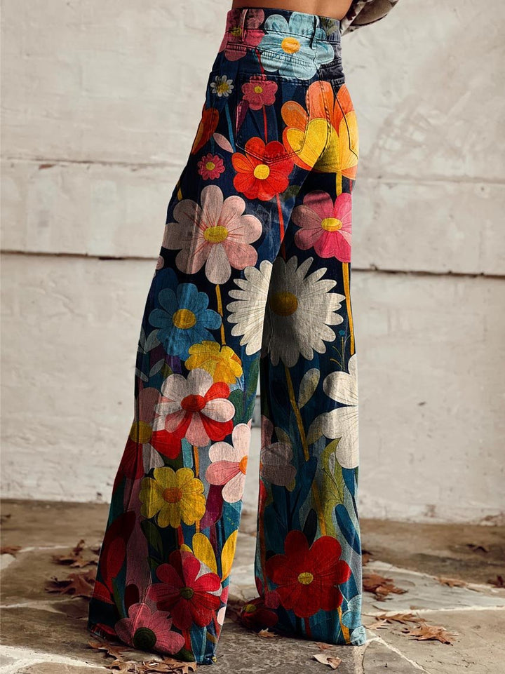 Elisa | Retro Flare Trousers