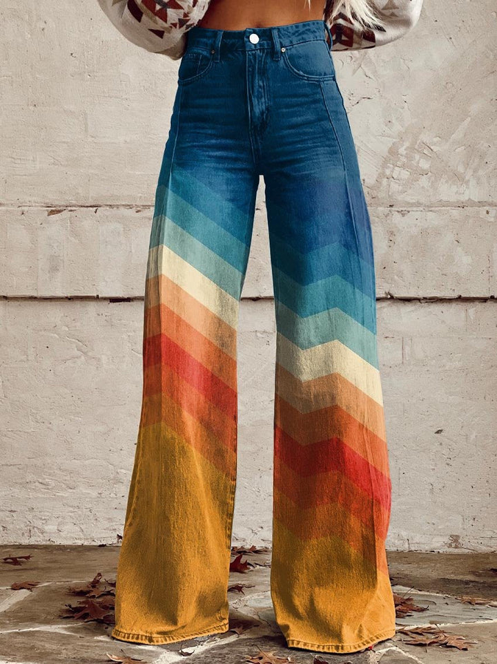 Spectrum | Retro Flared Trousers