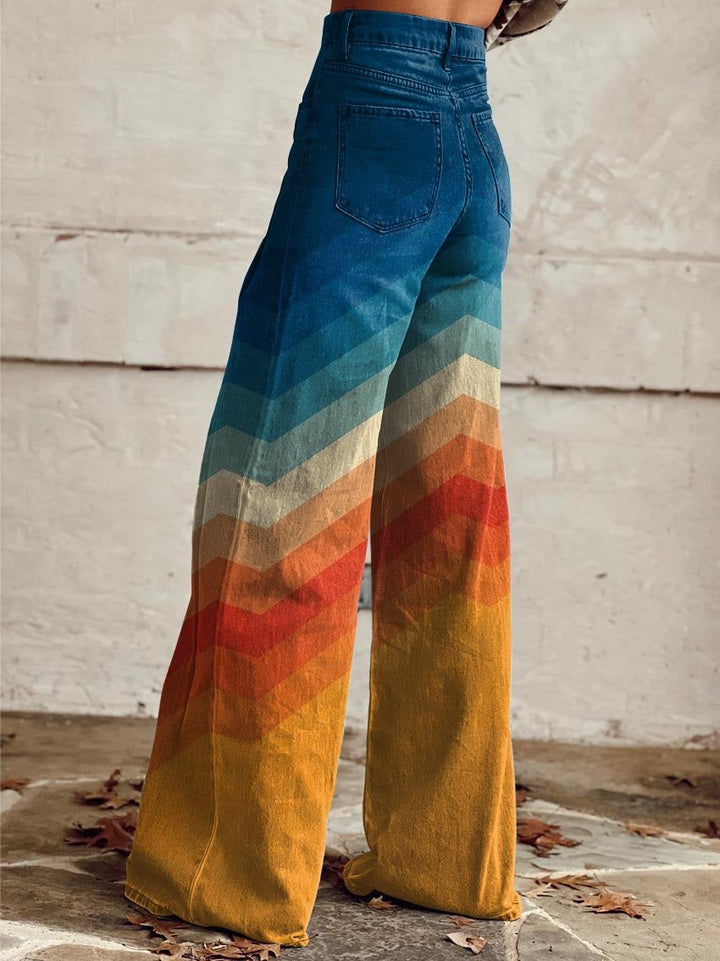 Spectrum | Retro Flared Trousers