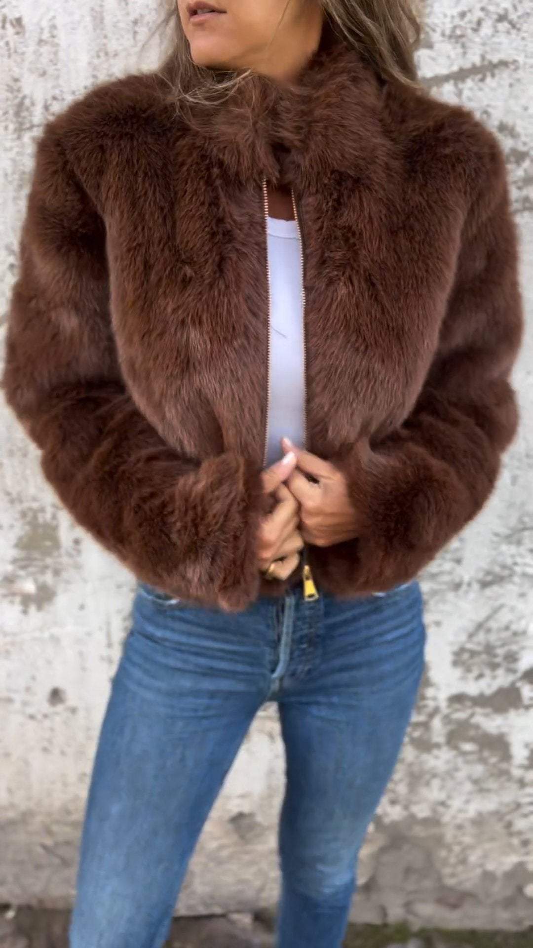 Josephine - Faux Fur Jacket
