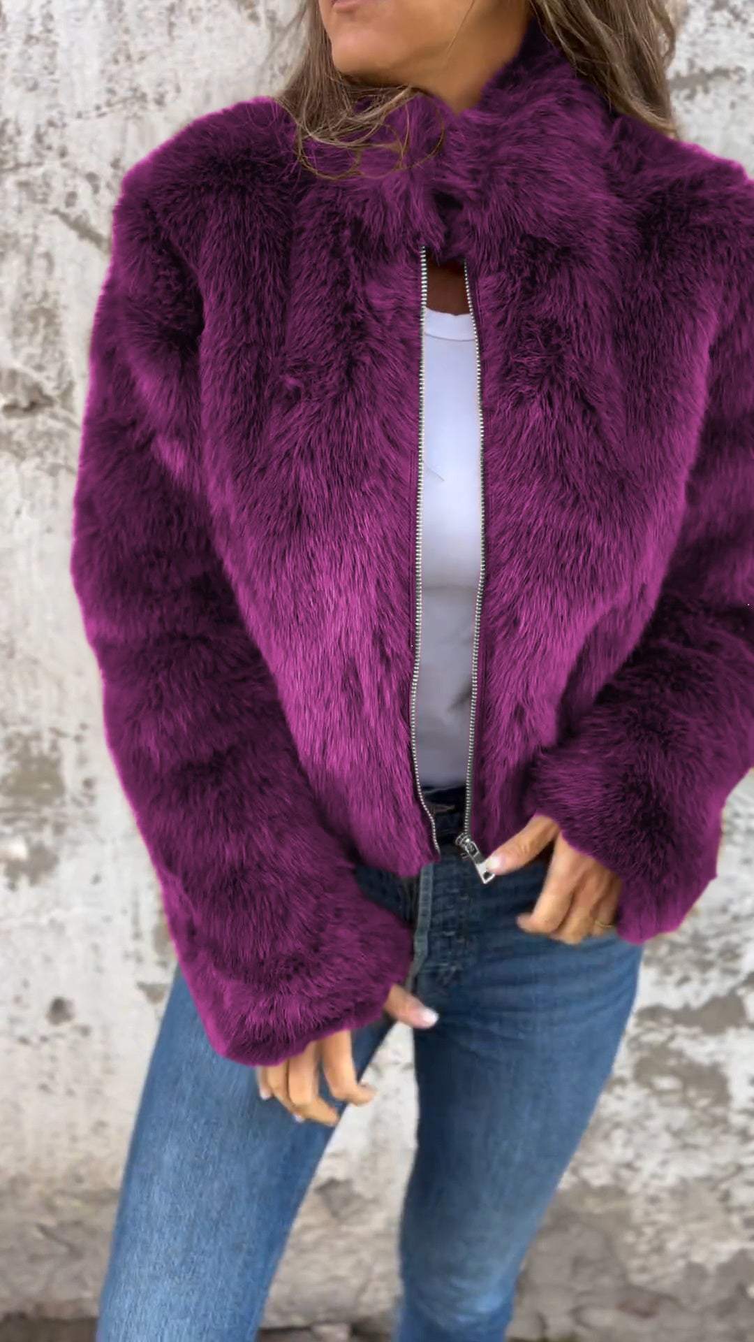 Josephine - Faux Fur Jacket