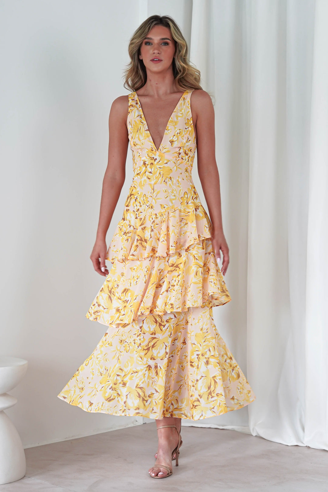 Marseille | Floral Print Maxi Dress