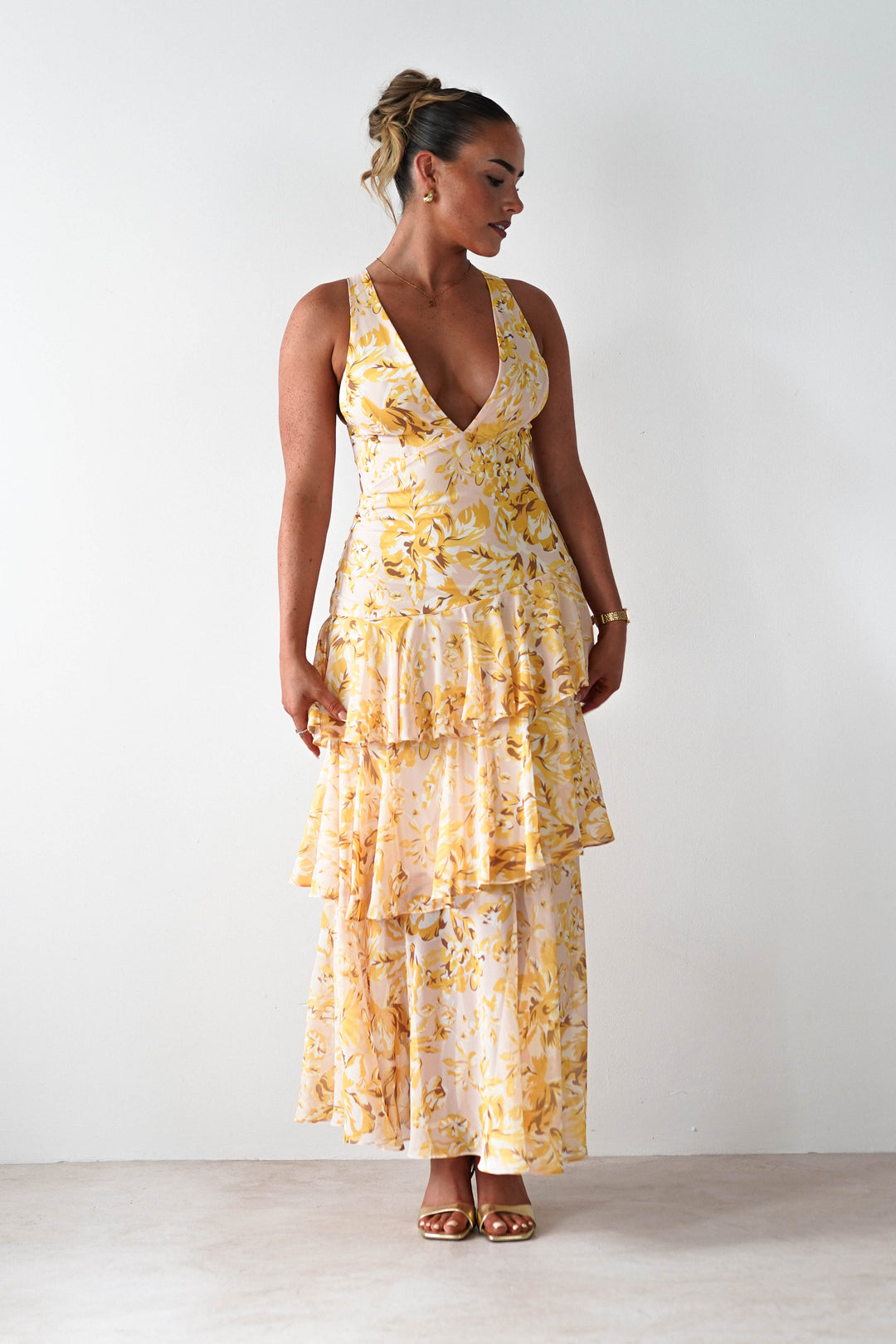 Marseille | Floral Print Maxi Dress