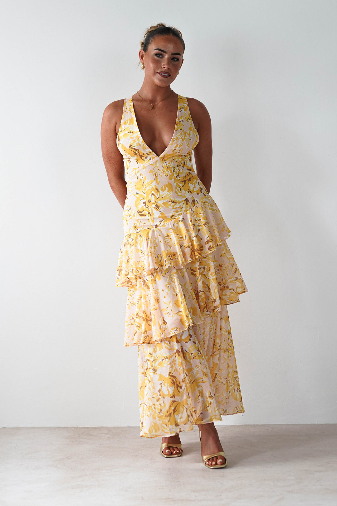 Marseille | Floral Print Maxi Dress