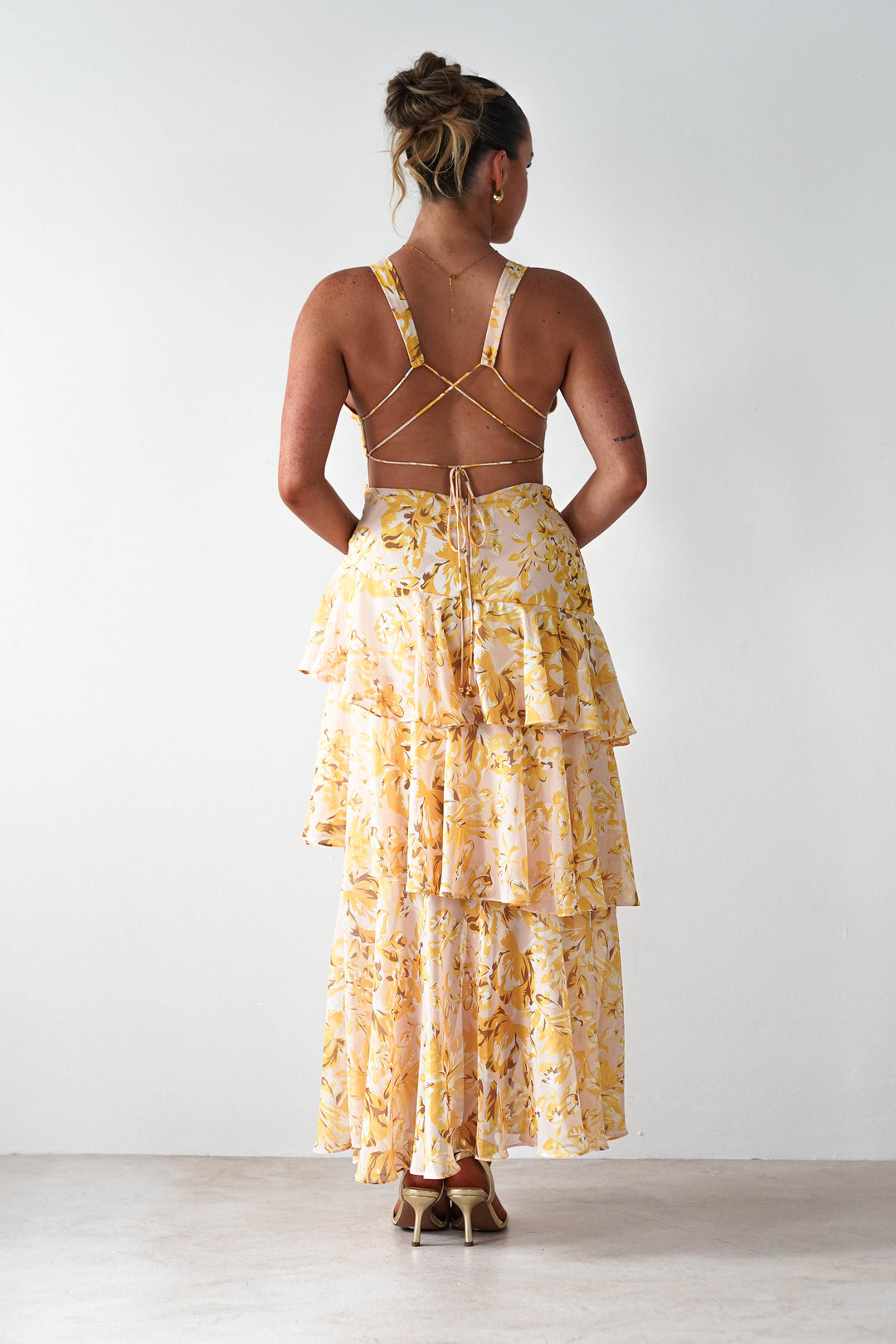Marseille | Floral Print Maxi Dress