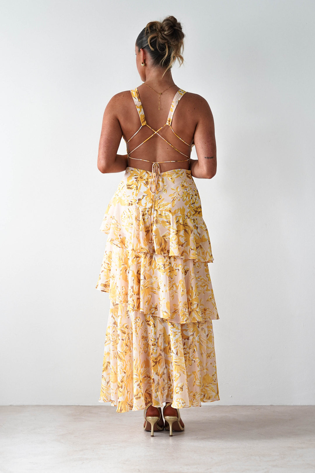 Marseille | Floral Print Maxi Dress