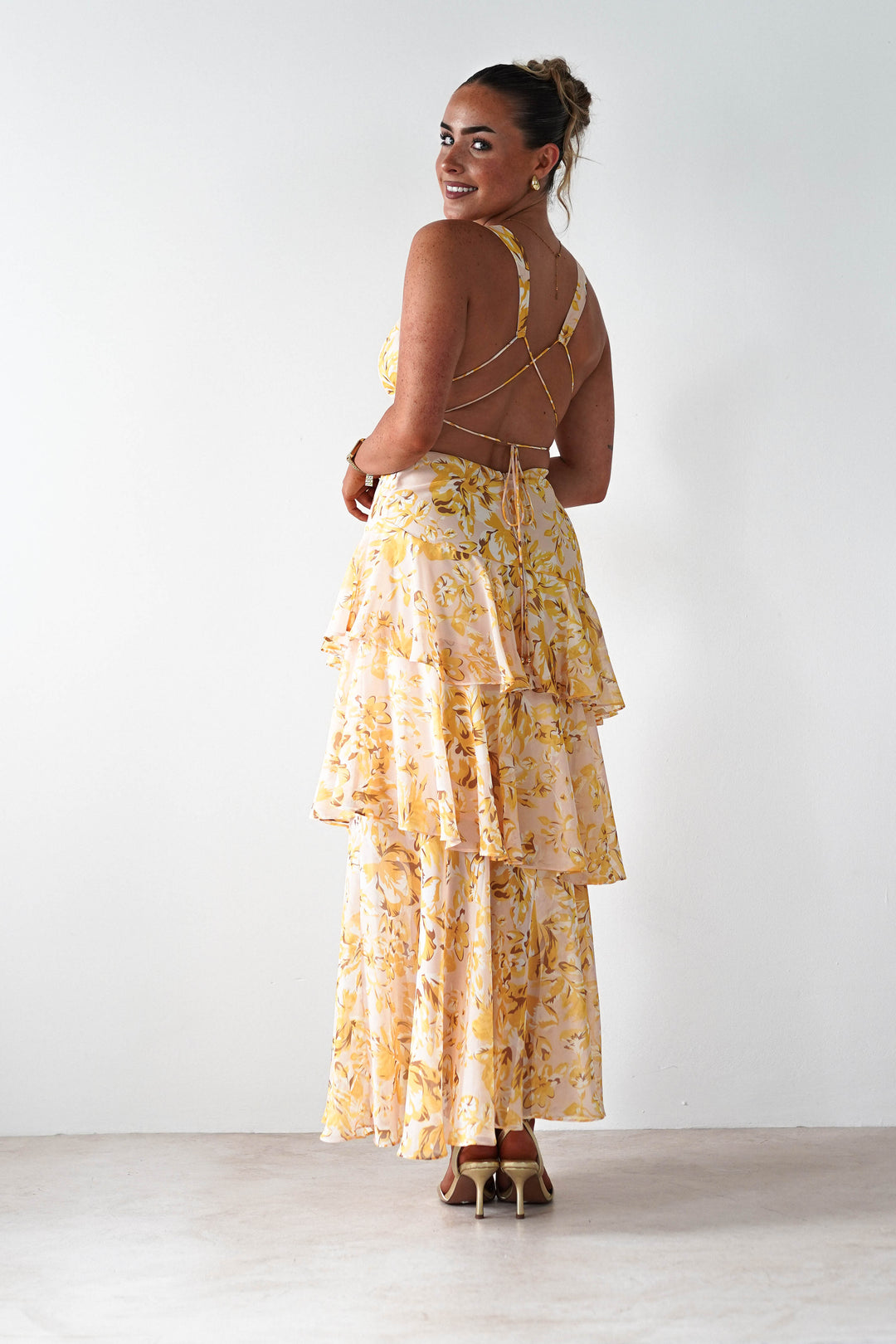 Marseille | Floral Print Maxi Dress