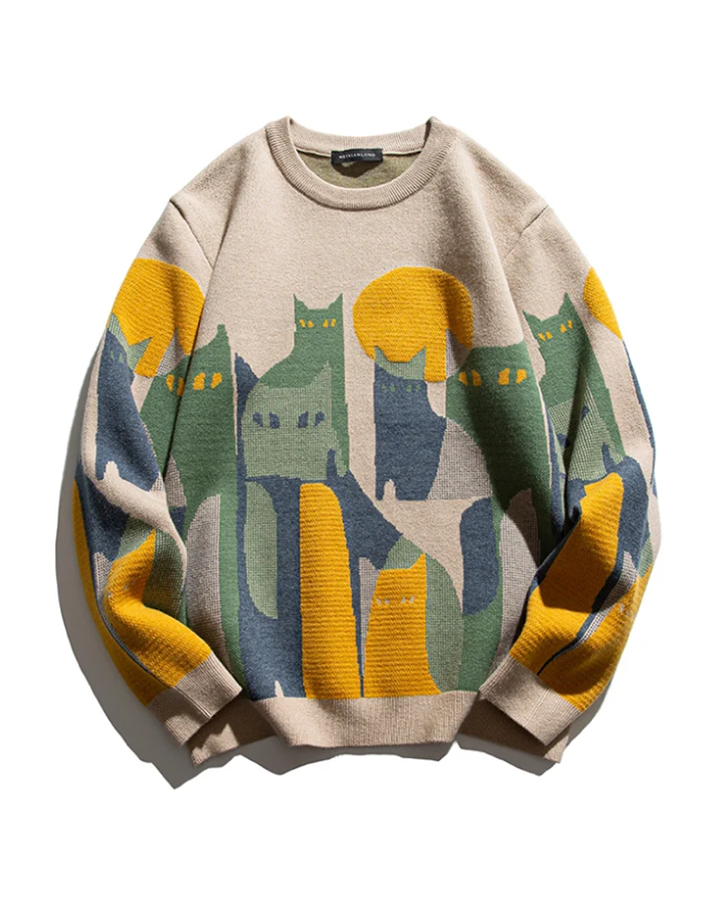 Sascha™ | Cat Pullover in Moonlight