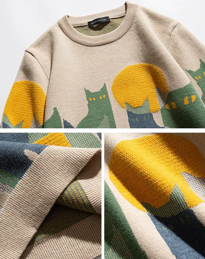 Sascha™ | Cat Pullover in Moonlight