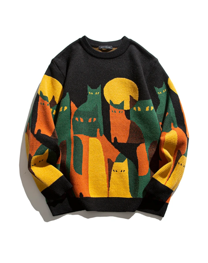 Sascha™ | Cat Pullover in Moonlight