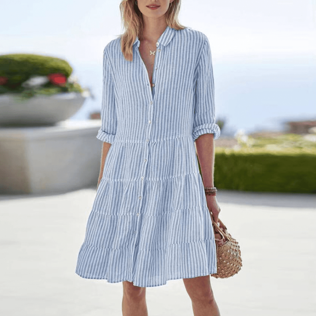 Wolena - Breezy Striped Dress