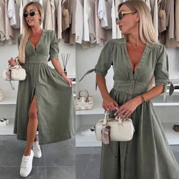 Ivanka | Radiant Denim Dress