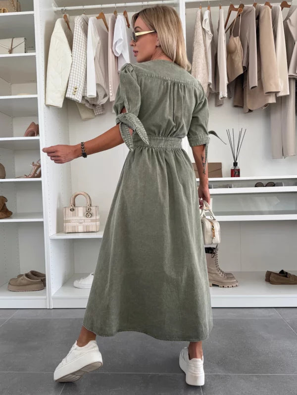 Ivanka | Radiant Denim Dress