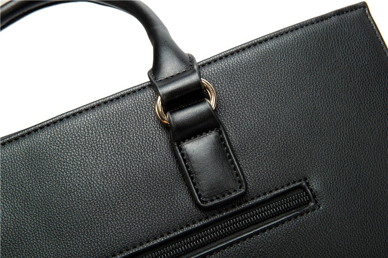 Prolina - Leather Tote Laptop Bag