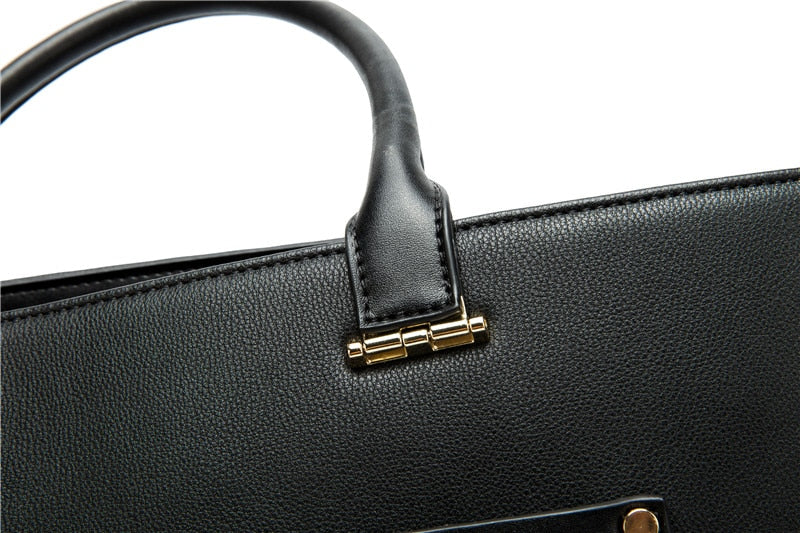 Prolina - Leather Tote Laptop Bag