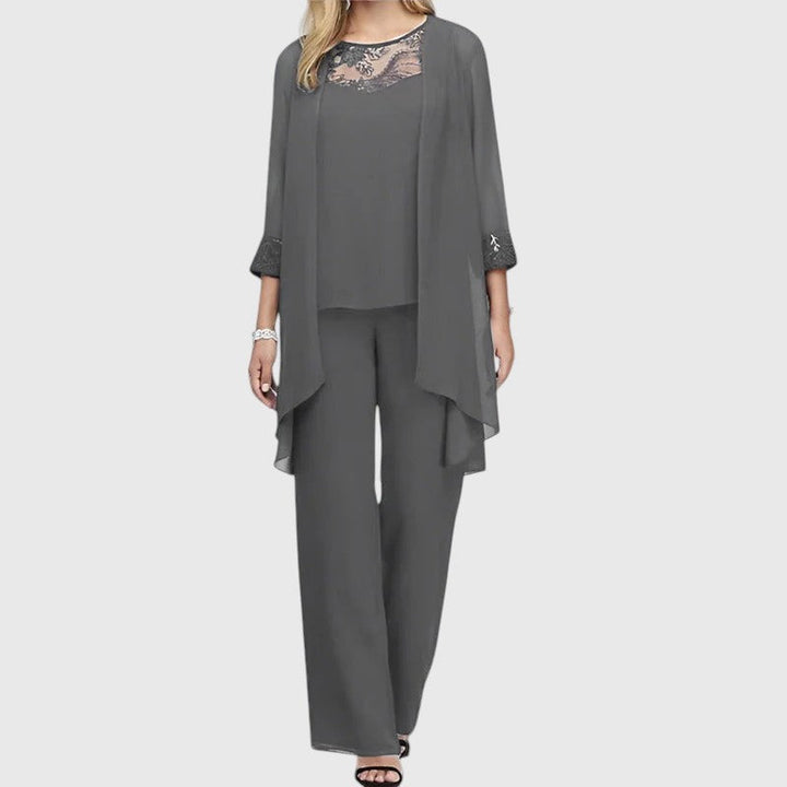 Daphne - Sophisticated Three-Piece Women's Formal Ensemble