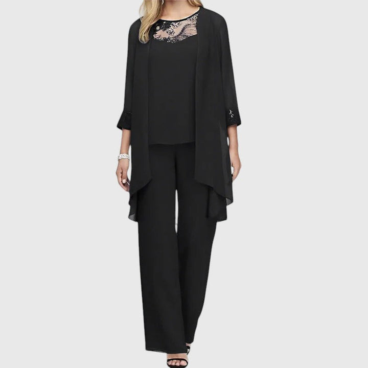 Daphne - Sophisticated Three-Piece Women's Formal Ensemble
