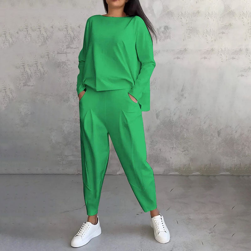 BERNA™ | LONG SLEEVE AND PANTS 2-PIECE SET