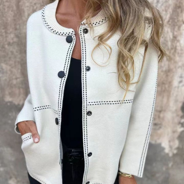 Velaire - Cardigan with Button Placket
