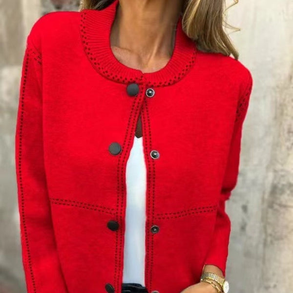 Velaire - Cardigan with Button Placket
