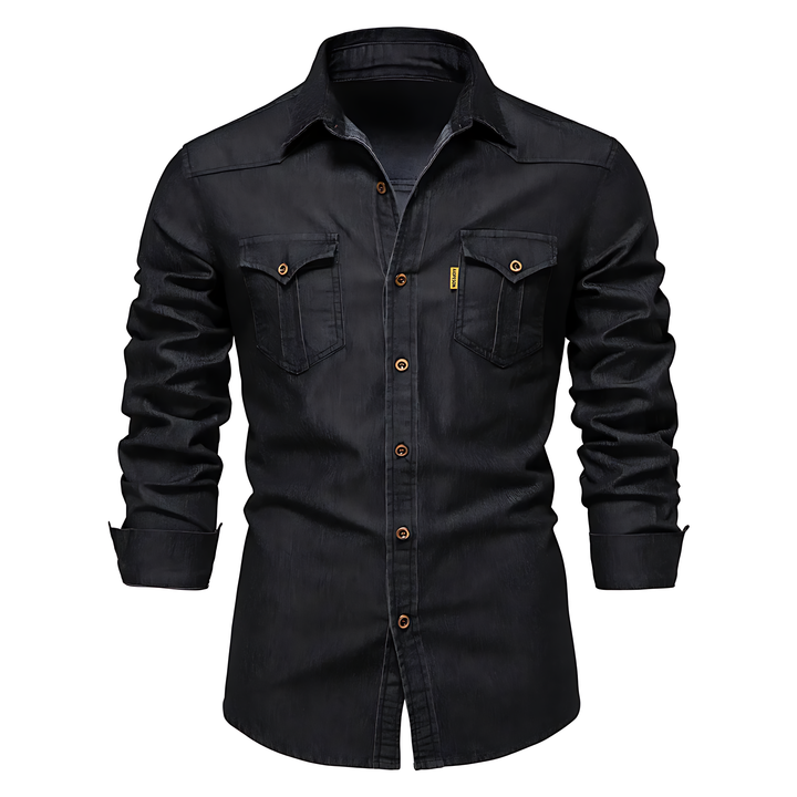 FlexiFit Cotton Denim Shirt