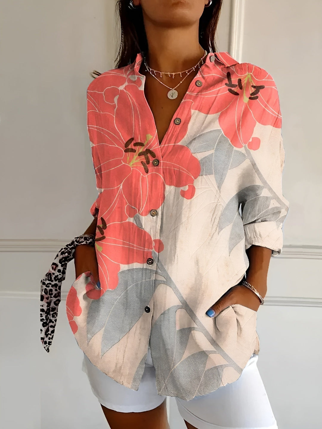 Maia | Summer Floral Blouse